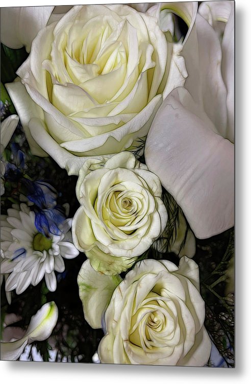 November Flowers 4 - Metal Print