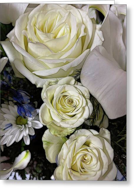 November Flowers 4 - Greeting Card