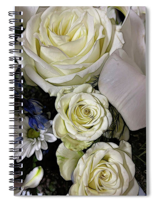 November Flowers 4 - Spiral Notebook