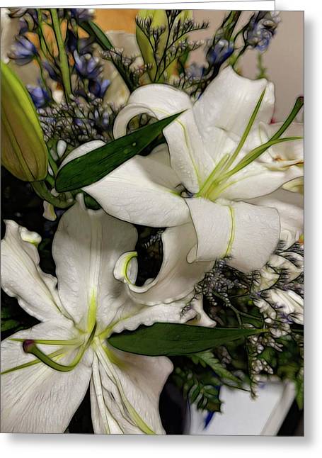 November Flowers 6 - Greeting Card