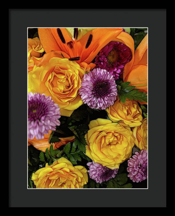 November Flowers 8 - Framed Print