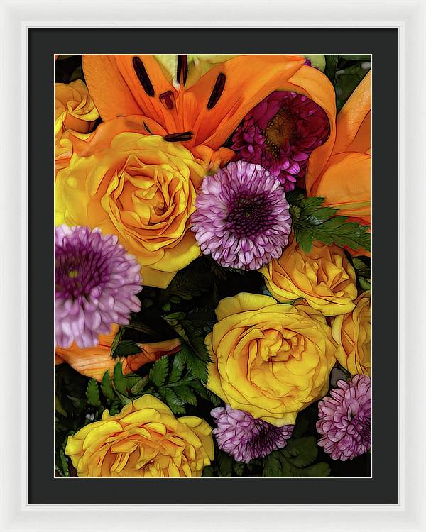 November Flowers 8 - Framed Print