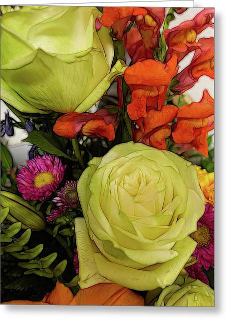 November Flowers 9 - Greeting Card