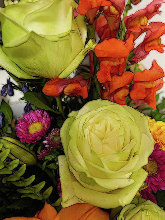 November Flowers 9 - Art Print