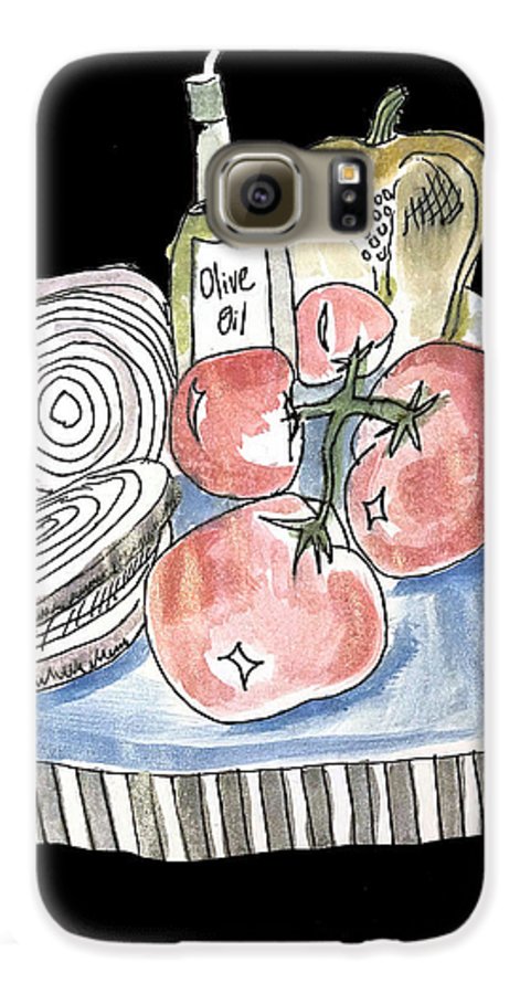 Olive Oil Veg Board Watercolor - Phone Case