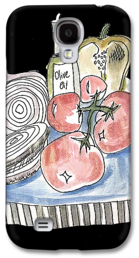 Olive Oil Veg Board Watercolor - Phone Case