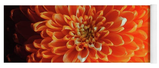 Orange Chrysanthemum - Yoga Mat