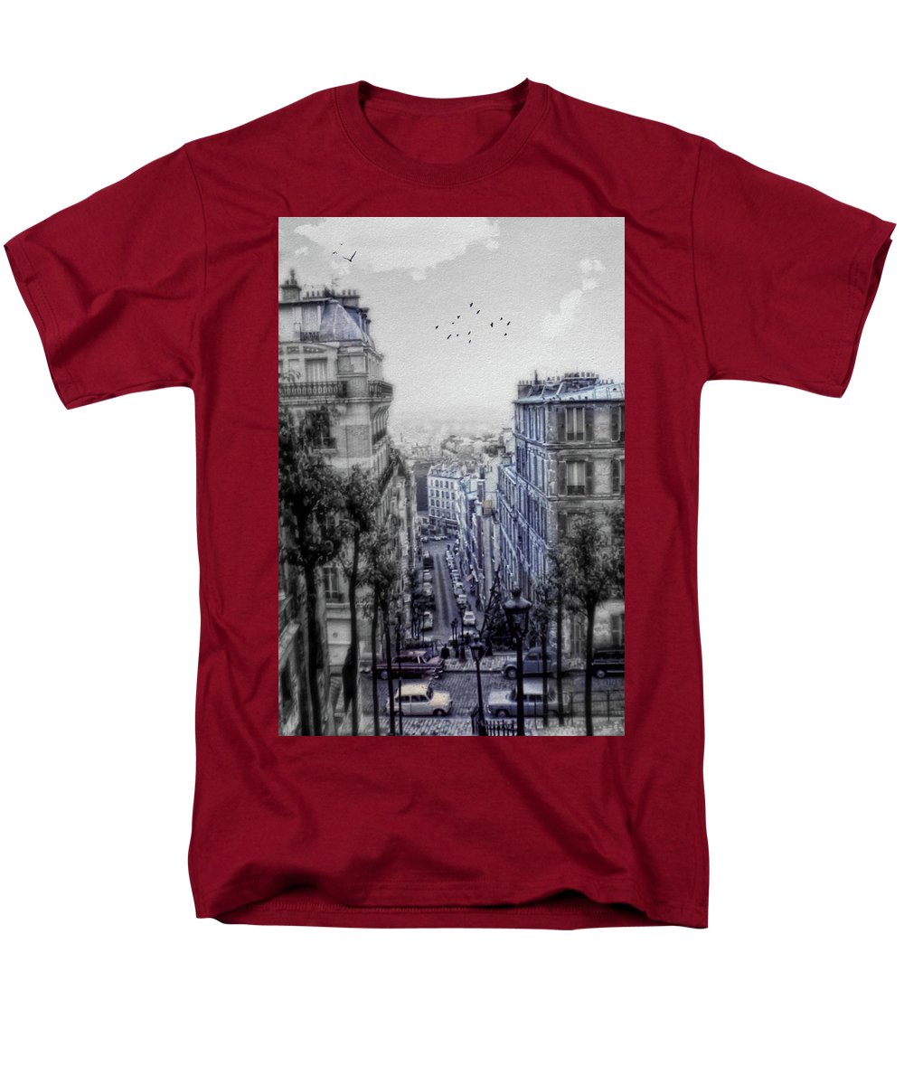 Paris Street From Above - Men's T-Shirt  (Regular Fit)