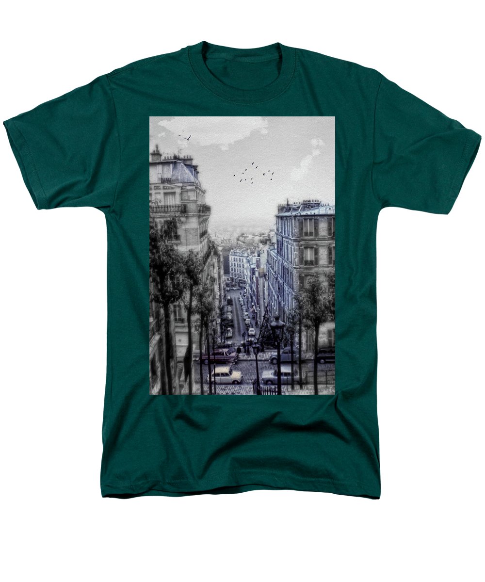 Paris Street From Above - Men's T-Shirt  (Regular Fit)