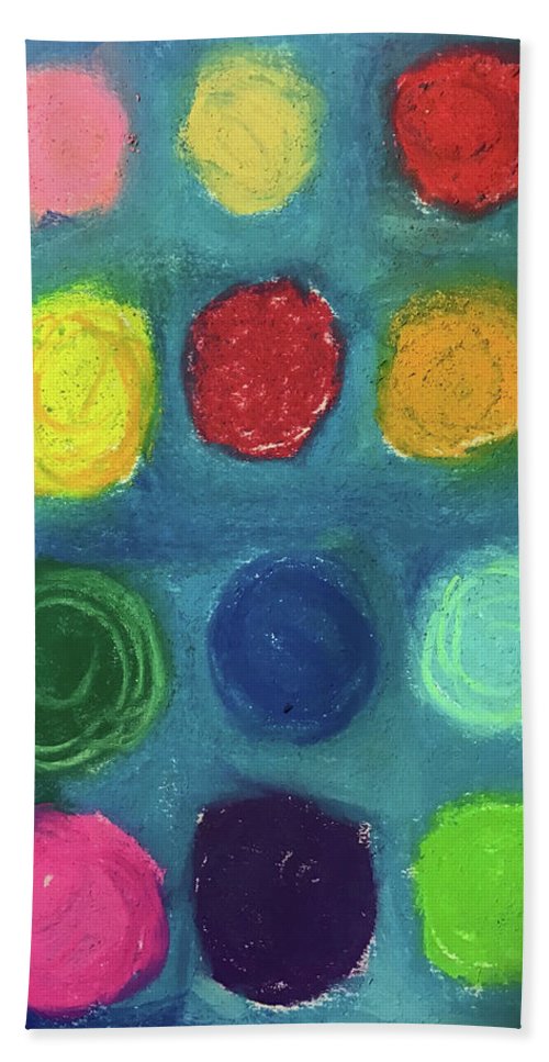 Pastel Polkadots - Bath Towel