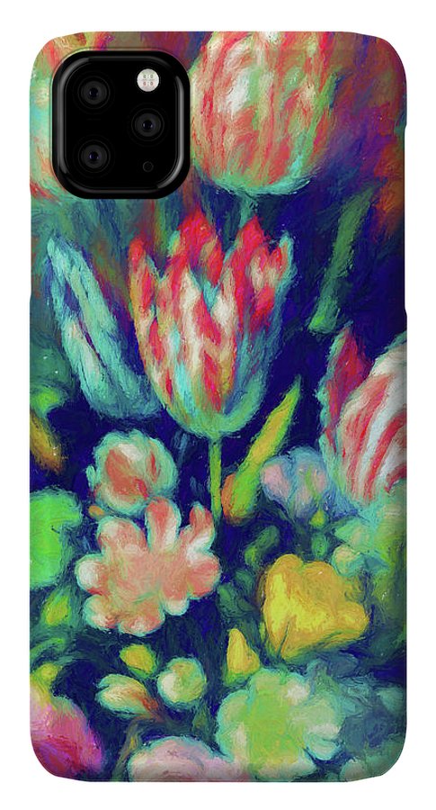 Pastel Tulips Detail - Phone Case