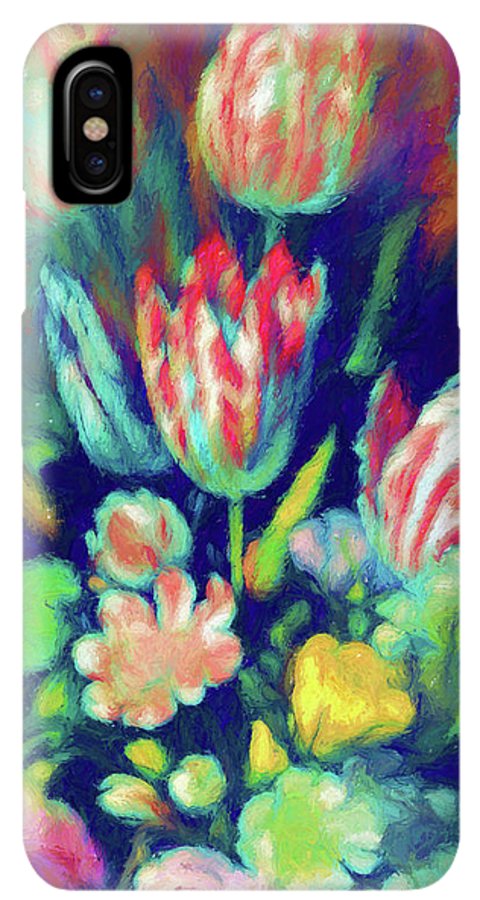 Pastel Tulips Detail - Phone Case