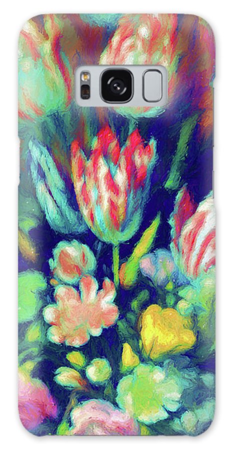 Pastel Tulips Detail - Phone Case