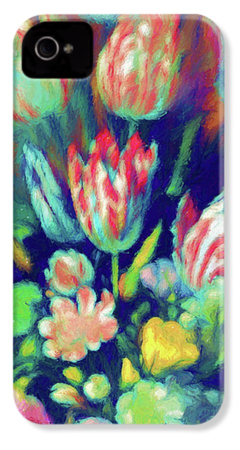 Pastel Tulips Detail - Phone Case