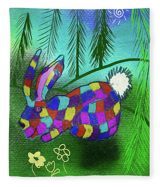 Patchwork Bunny - Blanket