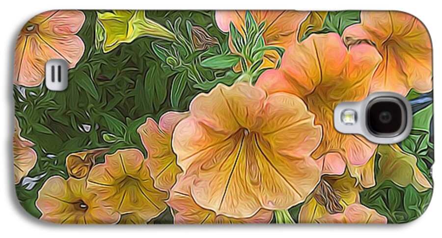 Peach Petunias - Phone Case