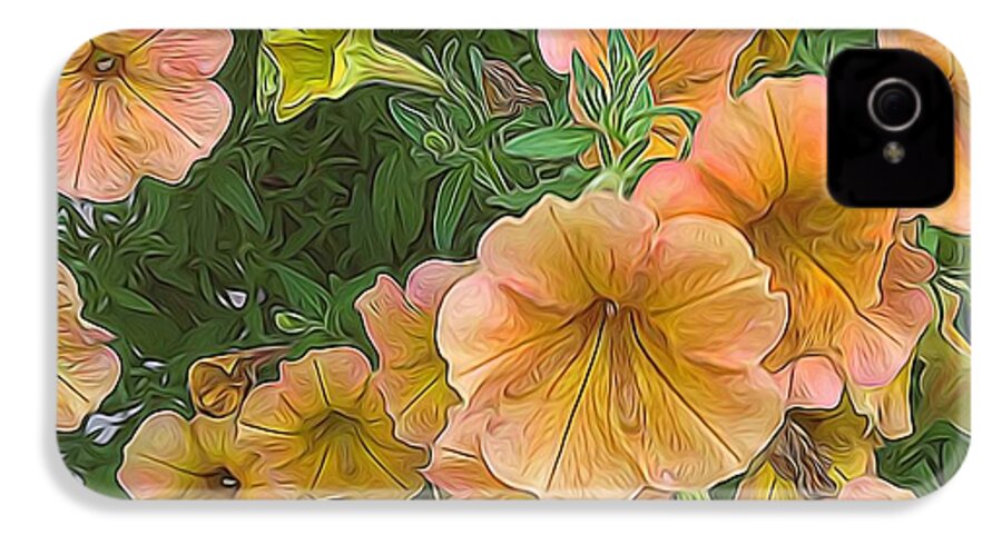 Peach Petunias - Phone Case