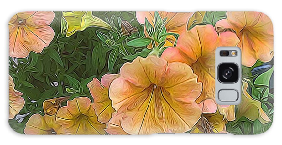Peach Petunias - Phone Case