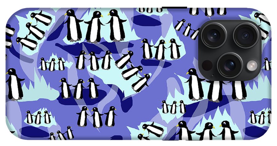 Penguins Pattern - Phone Case