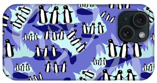 Penguins Pattern - Phone Case