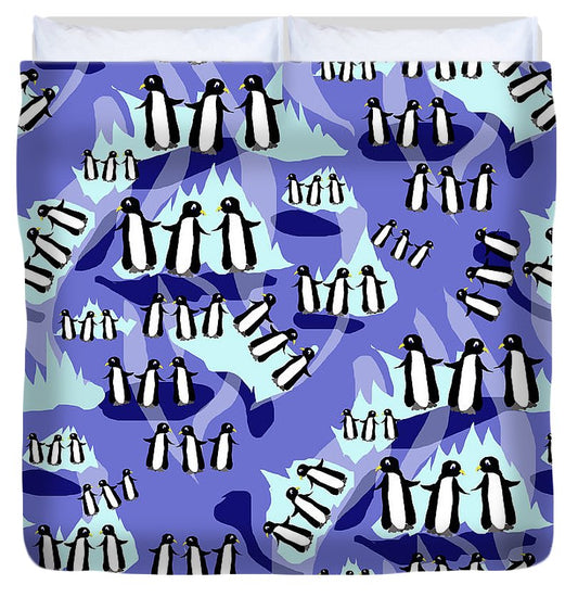 Penguins Pattern - Duvet Cover