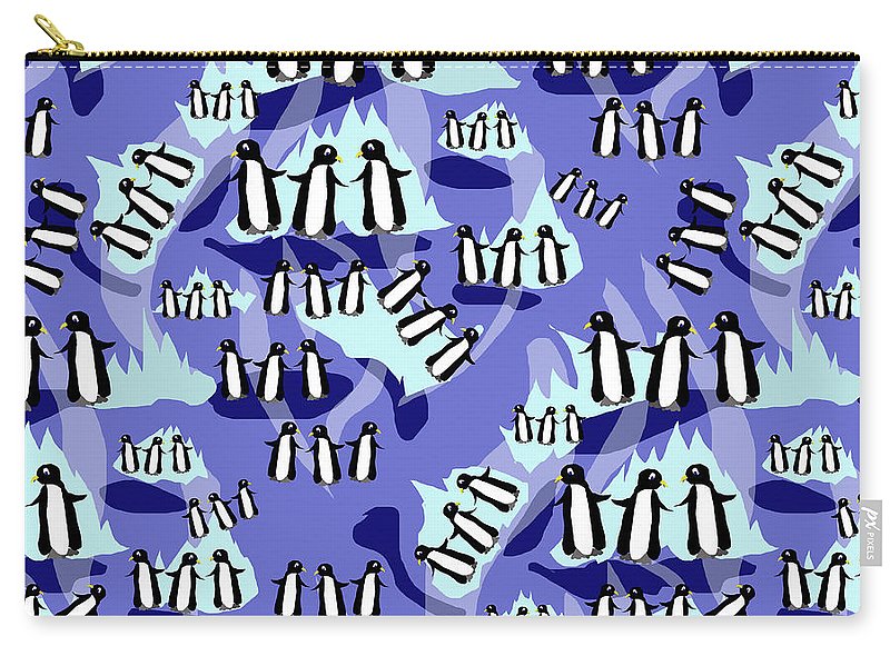 Penguins Pattern - Carry-All Pouch