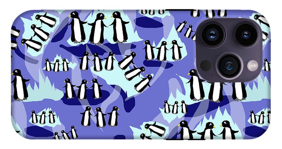 Penguins Pattern - Phone Case