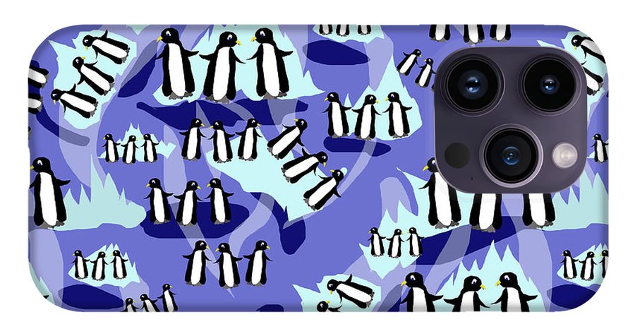 Penguins Pattern - Phone Case