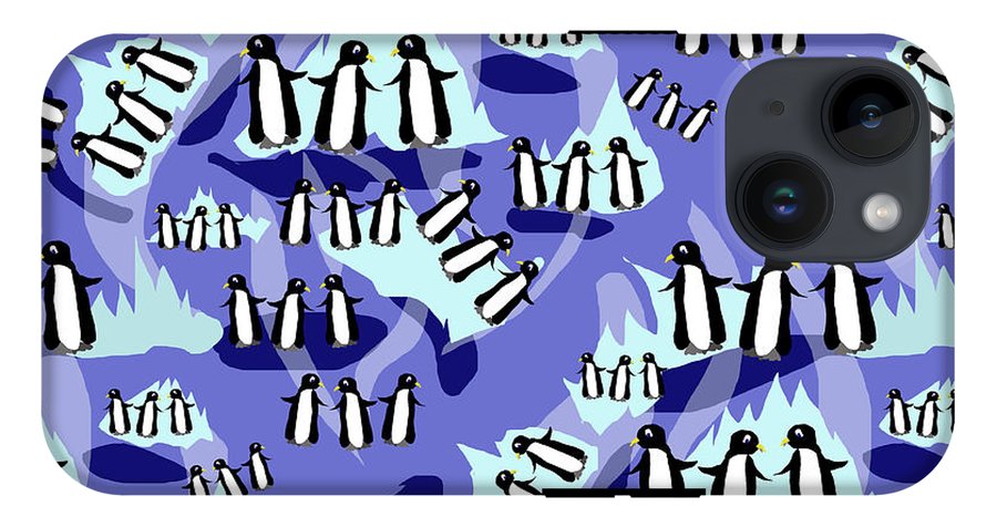 Penguins Pattern - Phone Case