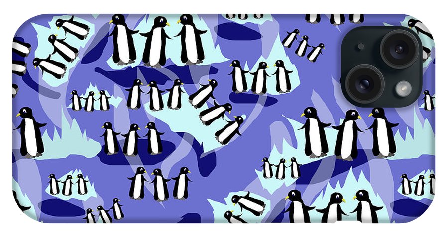 Penguins Pattern - Phone Case