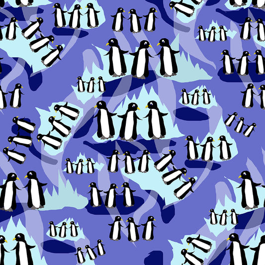 Penguins Pattern Digital Image Download