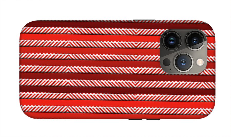 Peppermint Stripes - Phone Case