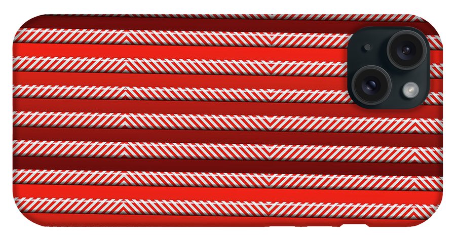 Peppermint Stripes - Phone Case