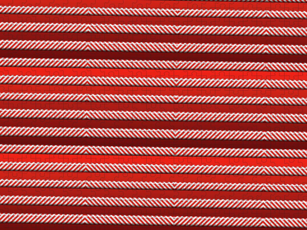 Peppermint Stripes - Puzzle