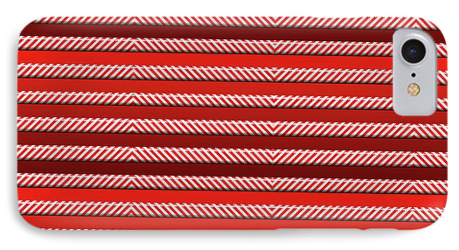 Peppermint Stripes - Phone Case