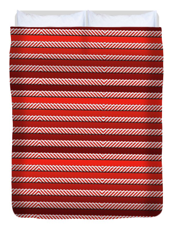 Peppermint Stripes - Duvet Cover