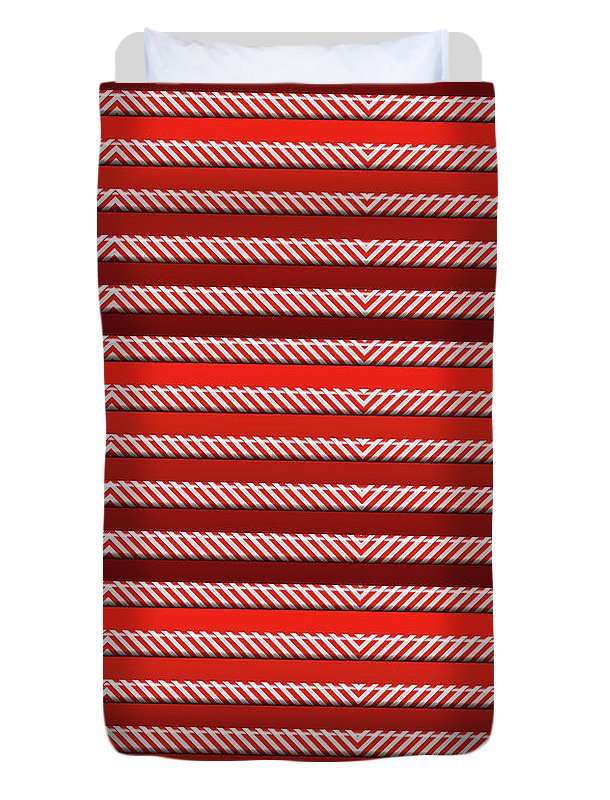 Peppermint Stripes - Duvet Cover