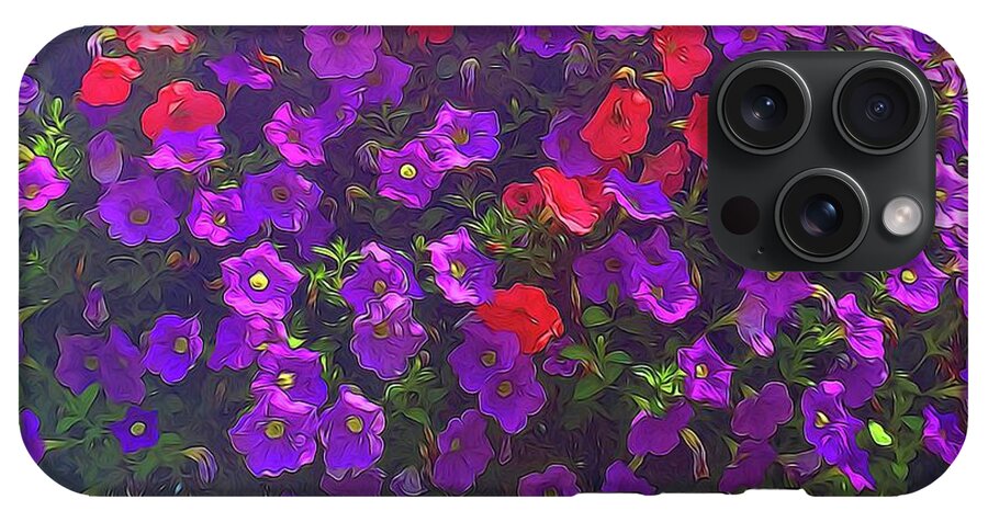 Pile Of Petunias - Phone Case