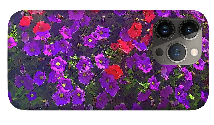 Pile Of Petunias - Phone Case
