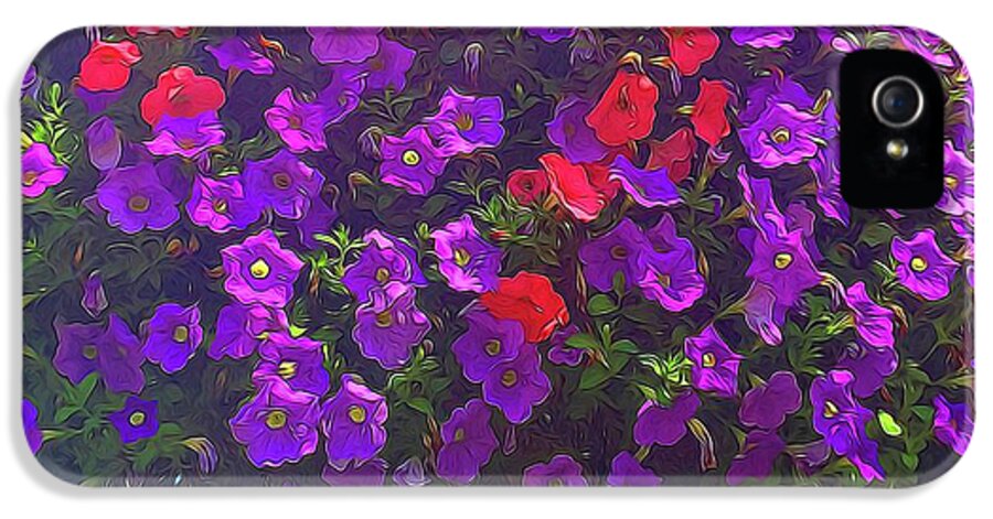 Pile Of Petunias - Phone Case