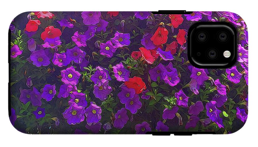 Pile Of Petunias - Phone Case