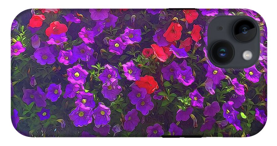 Pile Of Petunias - Phone Case