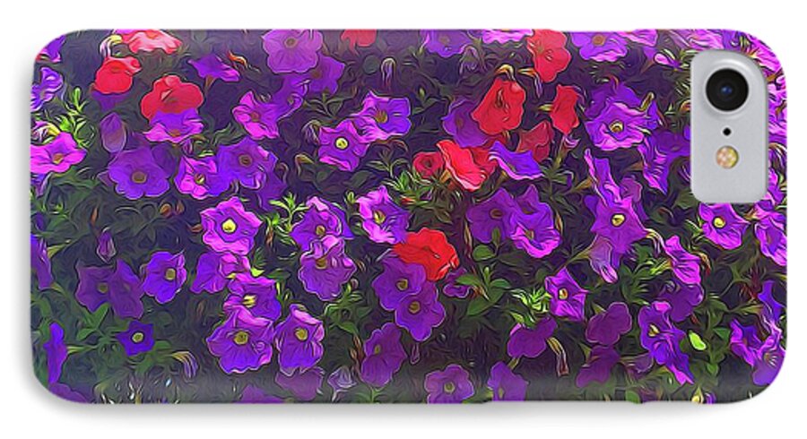 Pile Of Petunias - Phone Case