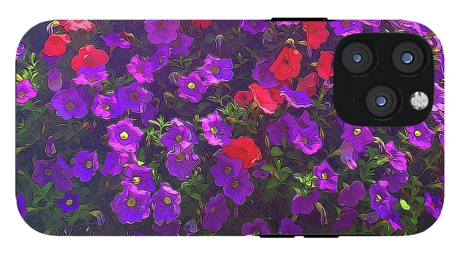 Pile Of Petunias - Phone Case