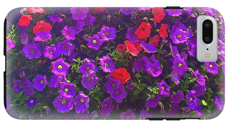 Pile Of Petunias - Phone Case