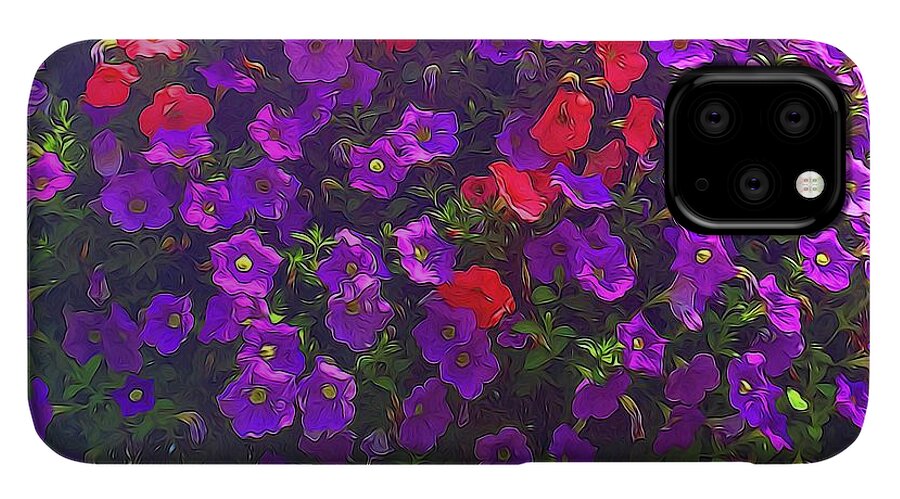 Pile Of Petunias - Phone Case