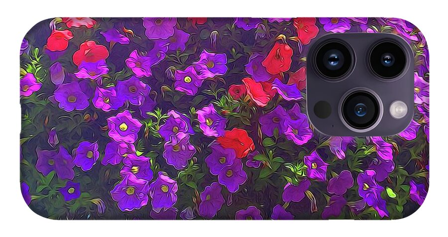 Pile Of Petunias - Phone Case