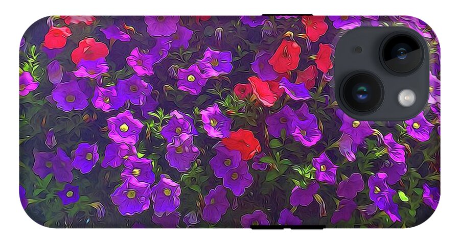 Pile Of Petunias - Phone Case