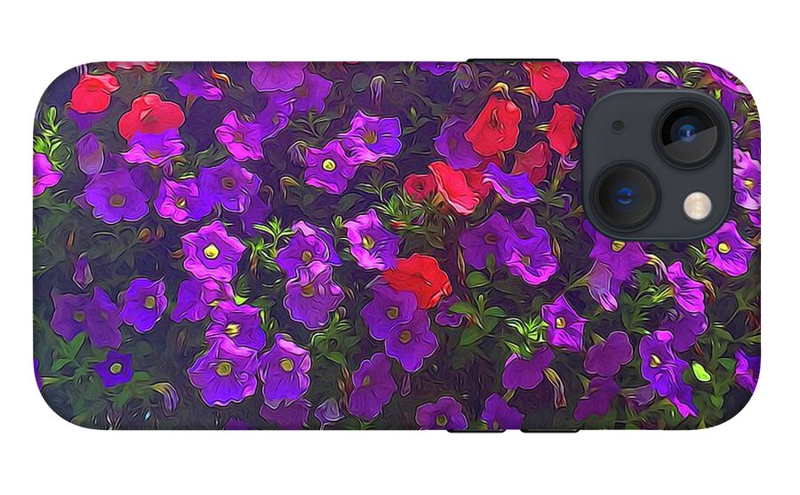Pile Of Petunias - Phone Case