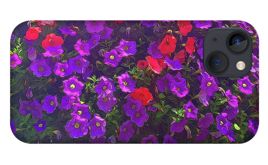Pile Of Petunias - Phone Case